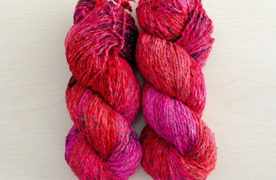 Tweedy silk