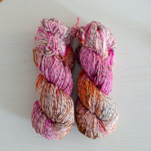 Tweedy silk